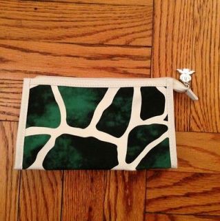 Newly listed Green Girraffe Print Faux Leather Purse New