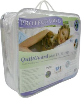 Bed Quilt guard mattress protector doubles as protector & pad, 6 sizes