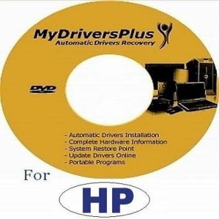 HP Pavilion HDX9000 Drivers Recovery Restore DISC 7/XP/