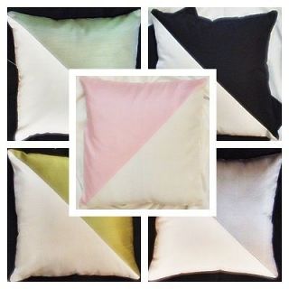 faux silk decorative toss pillow case cushion covers bed couch sofa
