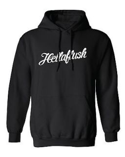 HELLAFLUSH HOODIE. hooded sweatshirt taylor rap ill rims fly hip hop