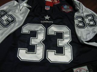 Dallas Cowboys #33 Tony Dorsett double star wHOF patch sewn Jersey 52