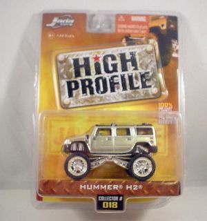 JADA 164 Scale HIGH PROFILE HUMMER H2 4x4 Silver CLTR 018 Wave 2