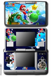 Super Mario Galaxy 2 VINYL SKIN STICKER for NINTENDO DS