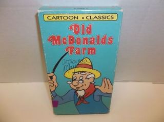 OLD MC DONALDS FARM VHS Kids Classics cartoons video tape