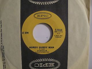 Donovan – Hurdy Gurdy Man /Teen Angel (Epic) 5 10345 VGtoVG+ (Tested