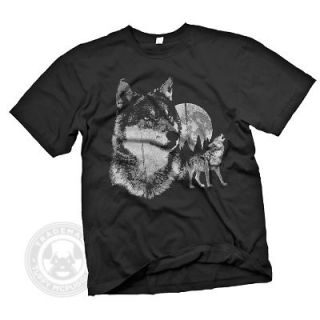 80S WOLF cheesy howling wolves napoleon dynamite GILDAN T Shirt NWT