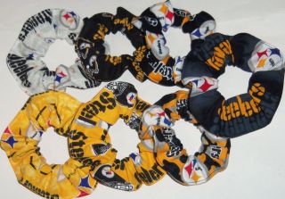 Indianapolis Colts Fabric Hair Scrunchies Ties NFL Football Blue Camo