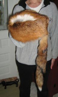 Red Fox Fur Mountain Man Hat Black Powder Raccoon