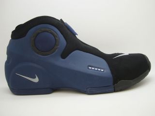 003] Mens Nike Air Flightposite II LE Black Natural Grey Navy Sneakers