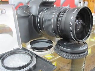 Macro Lens For Canon t4i t3i t2 t3 t4 xs xsi xt xti t2i w/18 55 R UP