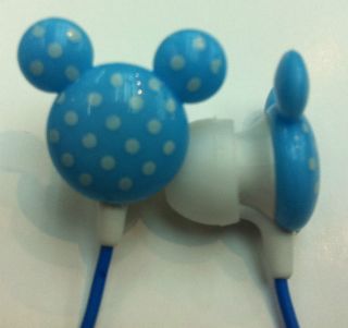 BLUE MICKEY MOUSE IN EAR EARPHONES EARBUDS