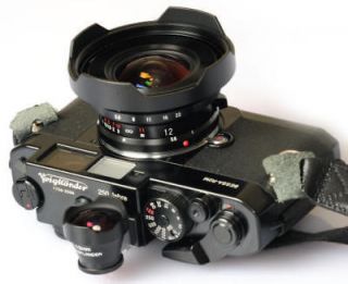 New USA Voigtlander 12mm 12/5.6 M Lens w/ Metal VF Leica Sony NEX M43