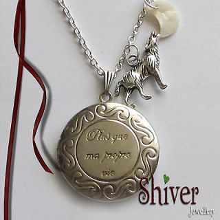 MORE THAN MY OWN LIFE BREAKING DAWN RENESMEE LOCKET CHARM NECKLACE