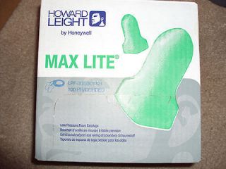 Newly listed EAR PLUGS MAX LITE 30 DECIBELS BOX OF 100 PR/CORDED NEVER