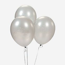Balloons 25th Silver 50th Gold Golden Wedding Party Decoration