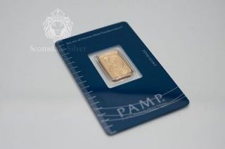 Newly listed Pamp Suisse 5 Gram .9999 Pure Gold Bullion Bar
