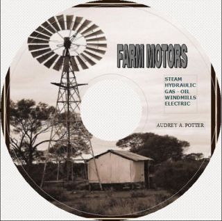 FARM MOTORS Windmills Water Gas Electric Steam CD