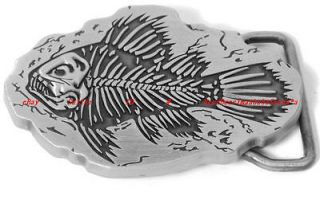 BBG1834R FISH FOSSIL BODY OLD PREHISTORIC ANIMAL BONE SKULL SKELETON
