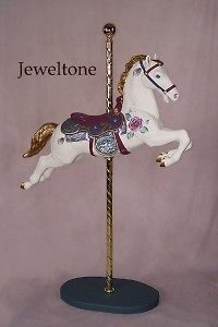 Full Size LARGE Carousel Horse 51 tall x 29 12 Colors