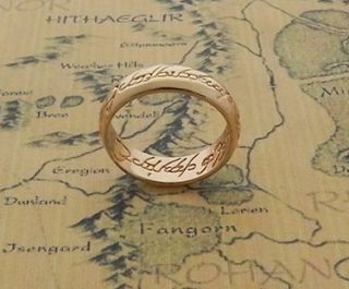 The Lord of The Rings One Ring of Power LOTR Engraved The Hobbit