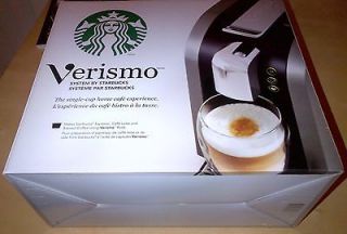 Starbucks Silver Verismo 580 Brewing Machine   Make Espresso/Latte