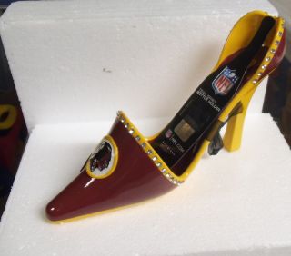 NFL Washington Redskins Shoe Wine Bottle Holder Ceramic