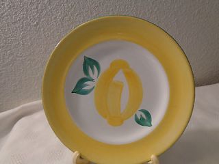 HEREND VILLAGE POTTERY LEMONADE SALAD PLATE NEW CONDITION