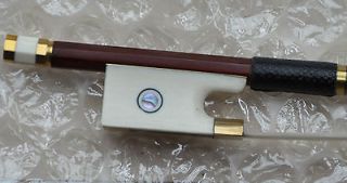 Violin Bow special Frog Parisian gold mounted Round 4/4 F106