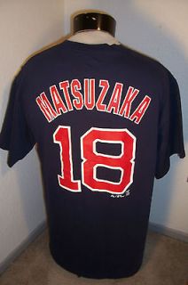 Boston REDSOX Dise K MATSUZAKA #18 Large L Tshirt T shirt Baseball