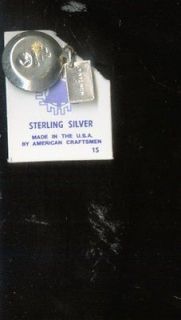 Sterling Silver Charm Panning For Gold Montana 3/4 Year Unknwn
