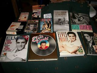 Elvis Memorabilia, VHS Tapes, DVDs, Books, One Lot Collector Item