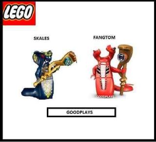 LEGO 2 Ninjago FANGTOM and skales Minifigure with Golden Hypnobrai