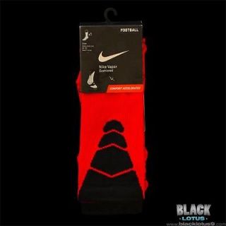 NEW RARE Nike Vapor Football Socks Red Elite Platinum Large size Large