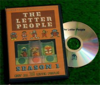 ORIGINAL Letter People DVD   Meet All 26 letter people
