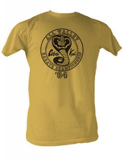 The Karate Kid All Valley 84 Gold Movie Adult Small T Shirt