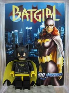 Lego Minifig  DC Batgirl Modern Batman  Custom Minifigure Fre e