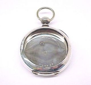 Dueber Vintage Coin Silver Key Wind Pocket Watch Case ~ 56.6mm / 2 1/4