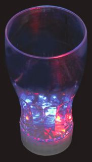 LED beverage glass light up Multicolored soft drink Cola glass