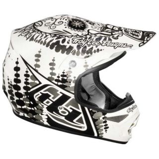 Troy Lee Designs Air MX ATV Motocross Helmet VooDoo Black White