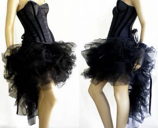 Black tutu Skirt Burlesque Carnival Festival Dress Up Party on 6 8 10