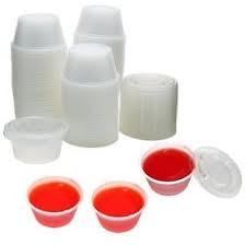 100 2 oz souffle cups for Jello Shots Shooters with lids 