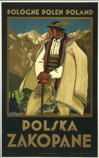 1925 poster Polska  Zakopa ne / S. Norblin.