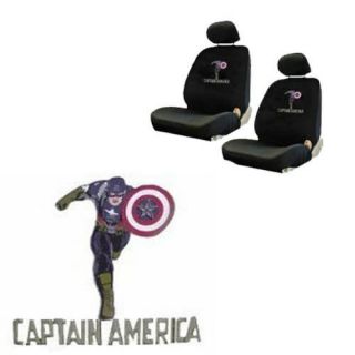 pc Marvel Captain America Avengers Comics Low Back Bucket Car Seat