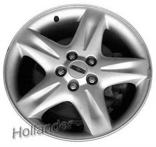 00 01 LINCOLN LS WHEEL 17X7 1/2 5 SPOKE PAINTED SILVER