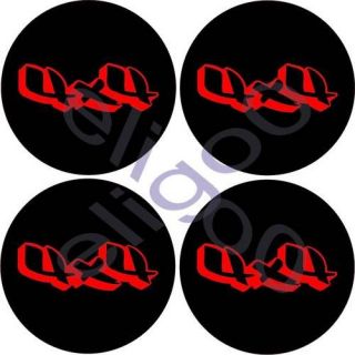 STICKERS 4X4 DECALS FOR CENTER CAP WHEELS RIMS TRUCK