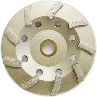 Standard Concrete Turbo Diamond Grinding Cup Wheel 9 Segs for