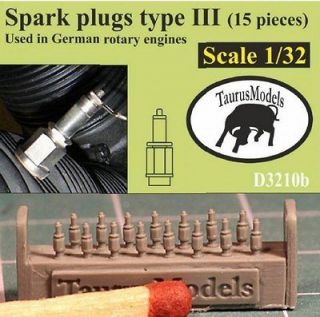 Taurus Models 132 Spark Plugs type III for German Radial Engines 15