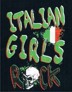 ITALIAN GIRLS ROCK Cool Party Adult Humor Rocker Bikes Italy Retro