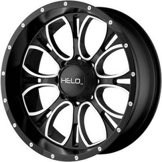 Black Helo HE879 6x135 +18 Rims Nitto Terra Grappler 285/70/17 Tires